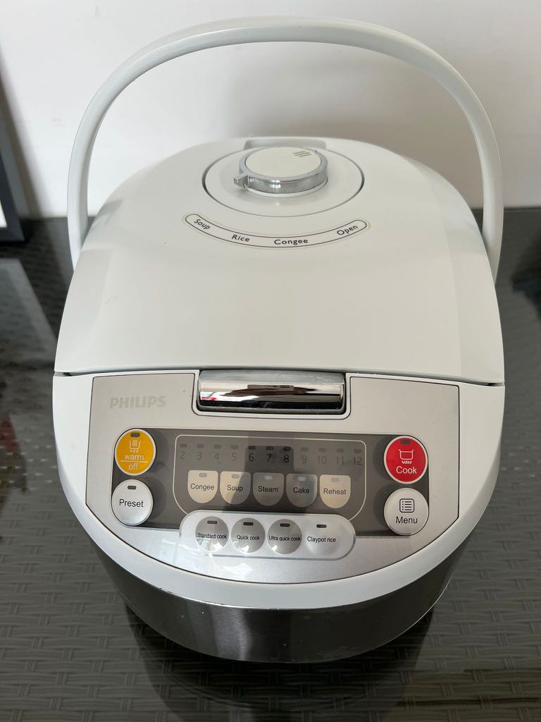 Rice Cooker (1 litre) Philips Viva Collection Fuzzy Logic Rice Cooker HD3031/03, TV & Home