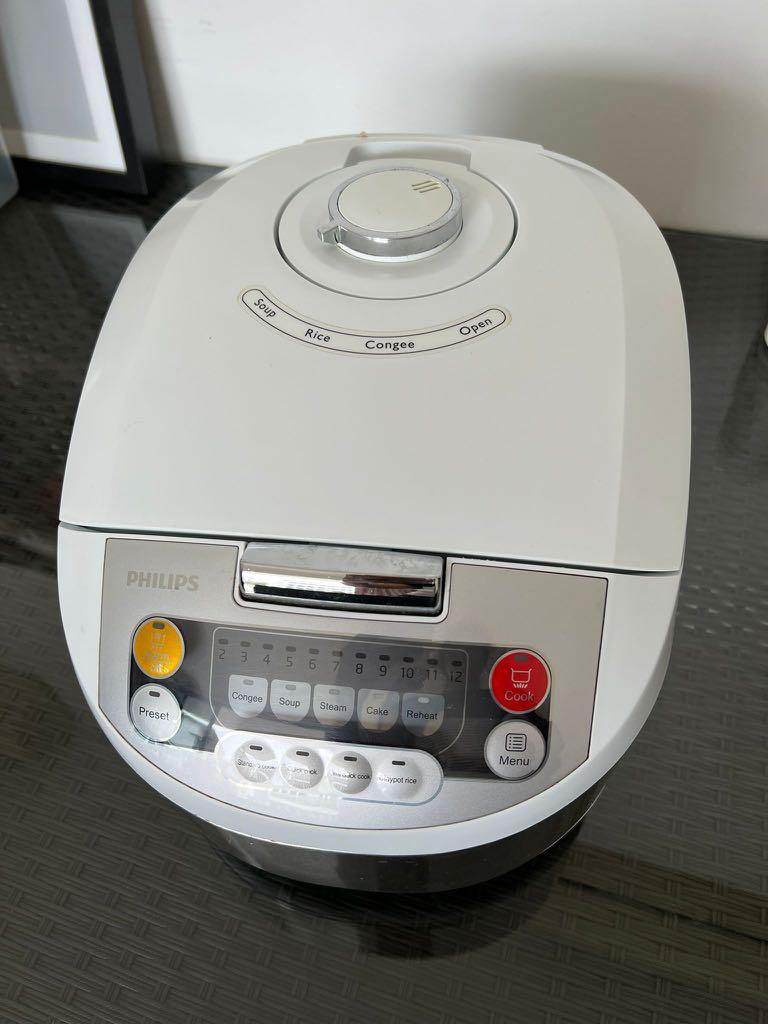 Rice Cooker (1 litre) Philips Viva Collection Fuzzy Logic Rice Cooker HD3031/03, TV & Home