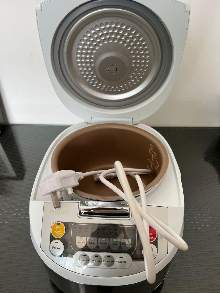 Rice Cooker (1 litre) Philips Viva Collection Fuzzy Logic Rice Cooker HD3031/03, TV & Home