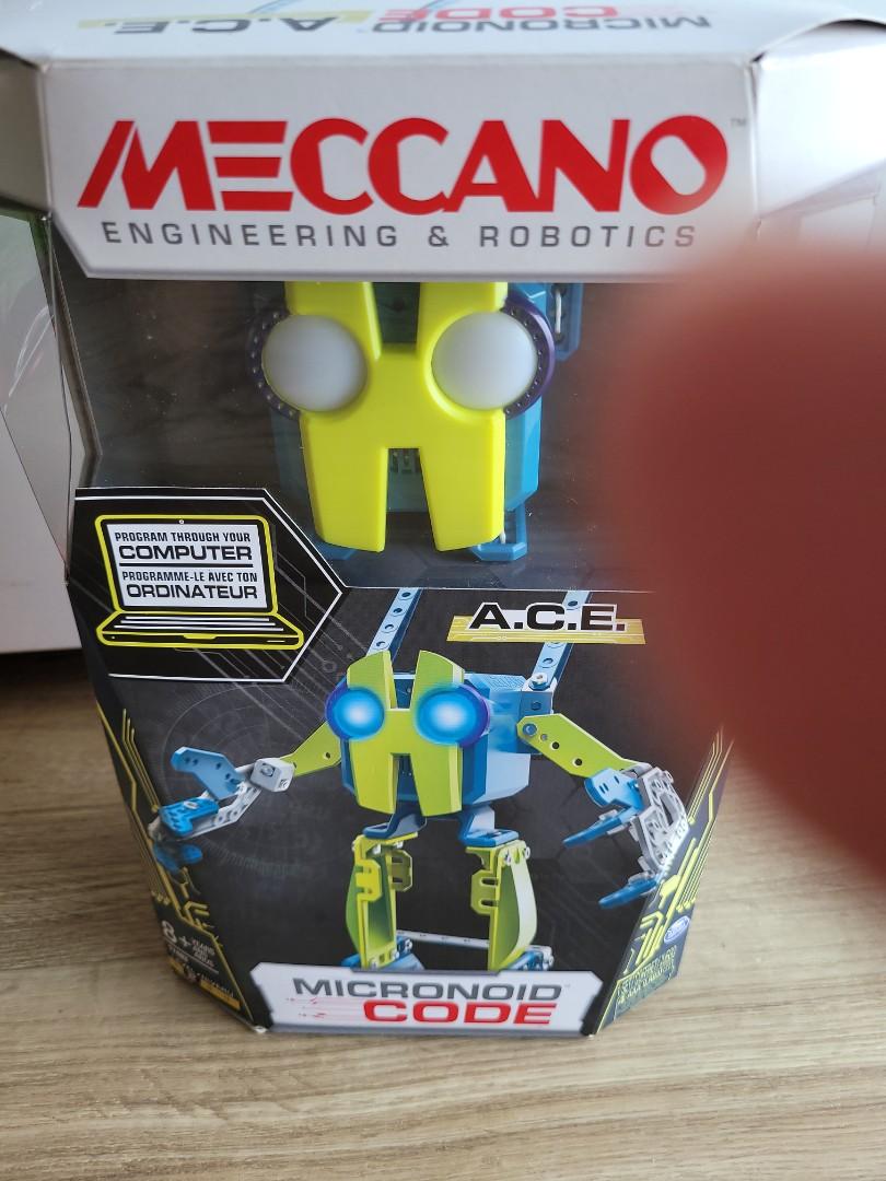 Robots (Category: Interactive Toys) located in Singapore. Submitted by memorex (Listing ID 1130331864, Image 5). Description: This is brand new. Has never been opened. Same as this : https://www.amazon.com/Meccano-Erector-Micronoid-C-Programmable-Building/dp/B01N2I2UHP Interactive robot companion with a fun, eccentric personality Novice-level building kit offers a challenging yet fun build Push-button coding and free software allow kids to custom