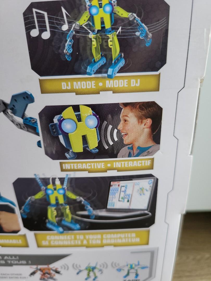 Robots (Category: Interactive Toys) located in Singapore. Submitted by memorex (Listing ID 1130331864, Image 3). Description: This is brand new. Has never been opened. Same as this : https://www.amazon.com/Meccano-Erector-Micronoid-C-Programmable-Building/dp/B01N2I2UHP Interactive robot companion with a fun, eccentric personality Novice-level building kit offers a challenging yet fun build Push-button coding and free software allow kids to custom
