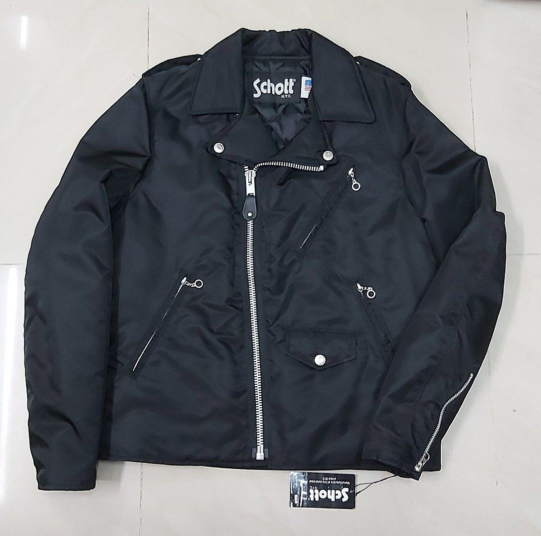 Schott Nylon Rider (medium), 男裝, 外套及戶外衣服 - Carousell