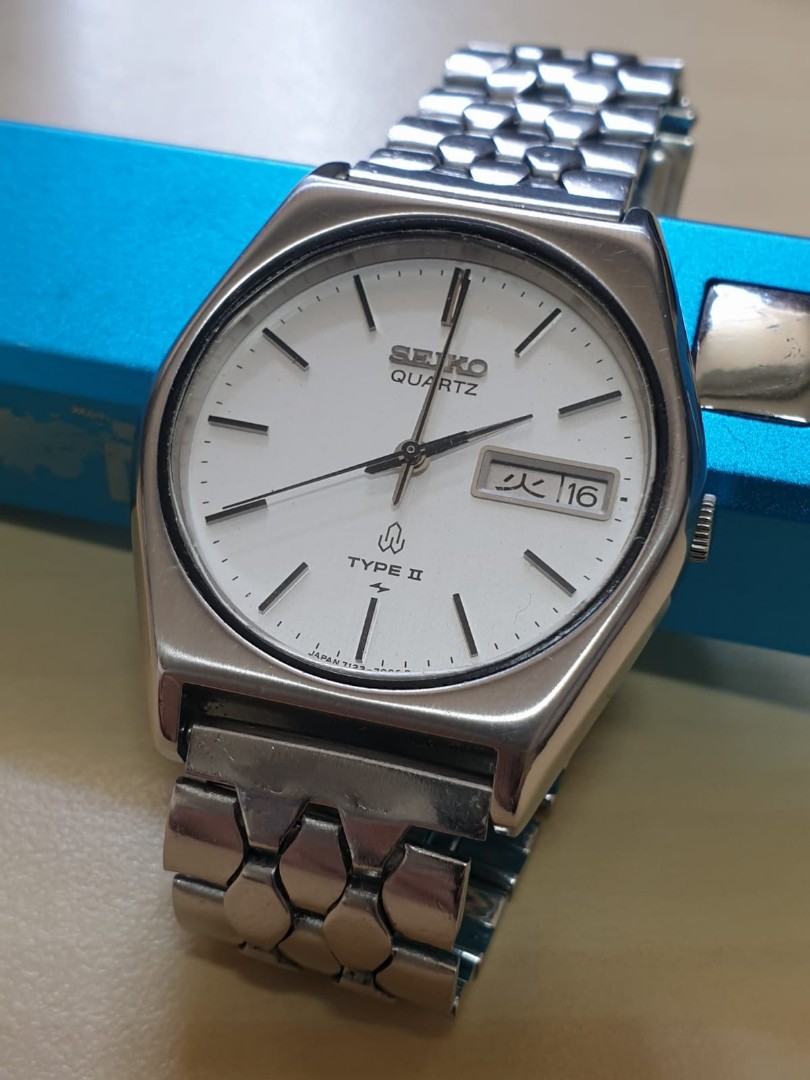 Seiko Quartz Type II 7123-7800, Luxury, Watches on Carousell