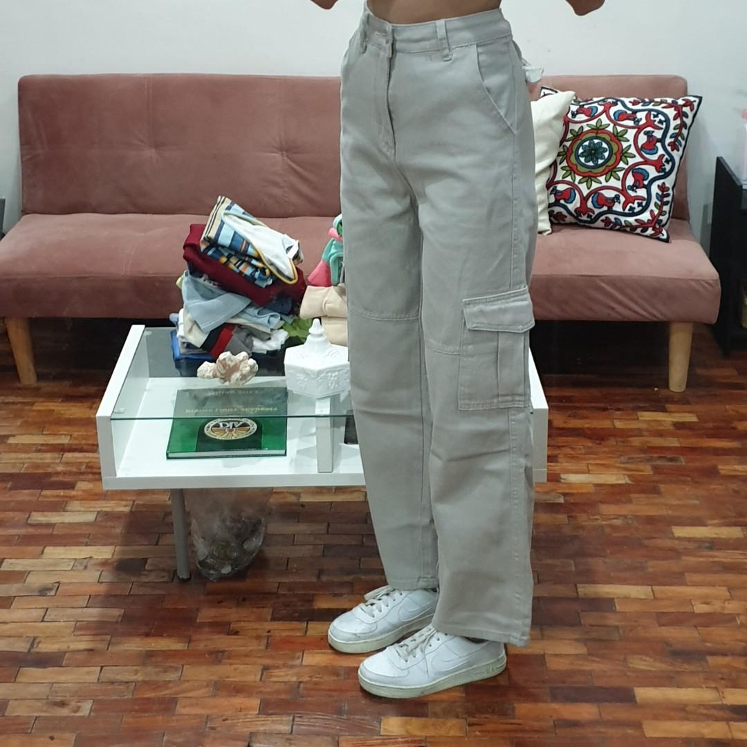 Shein High waisted Cargo Pants, Women's 