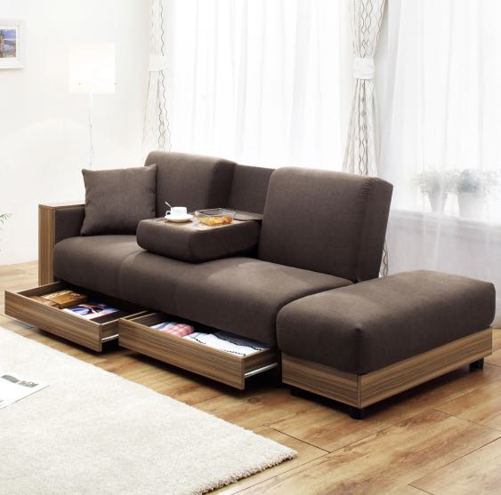 Simple Japanese Sofa Bed, Furniture & Home Living, Furniture, Sofas on