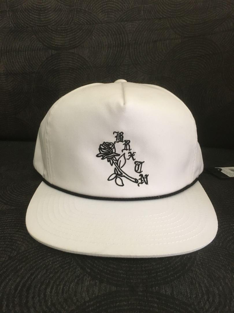SNAPBACK CAP BRIXTON - WHITE, Fesyen 