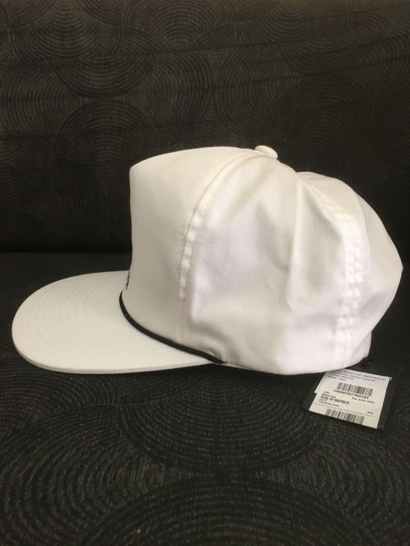 SNAPBACK CAP BRIXTON - WHITE, Fesyen 