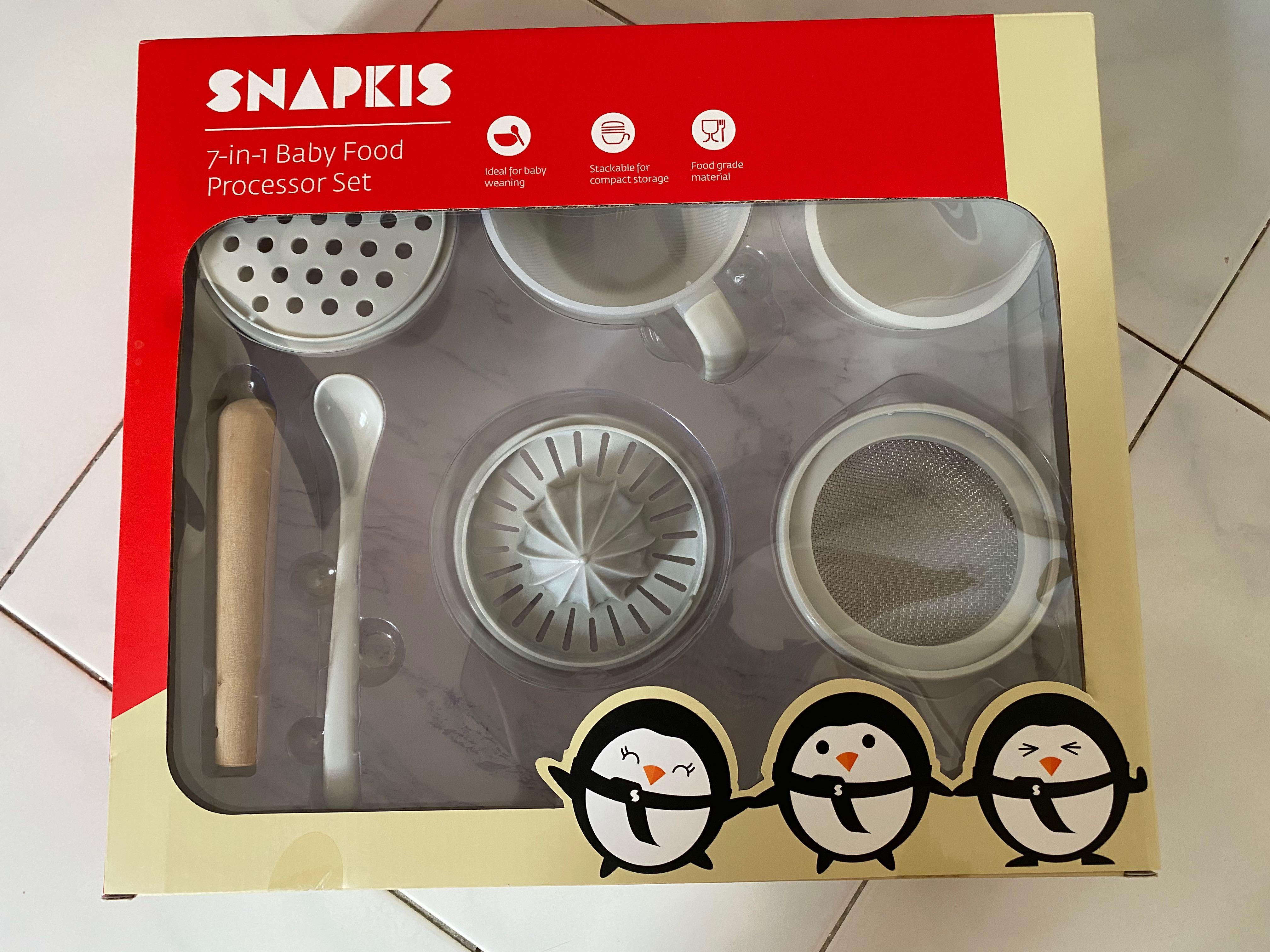 Snapkis 7in1 baby food processor set, Babies & Kids, Nursing & Feeding, Weaning & Toddler