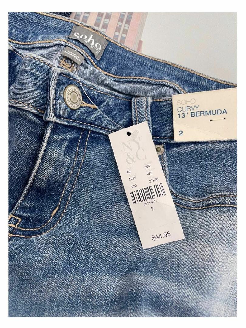 SOHO bermuda jeans pants, Fesyen Wanita 