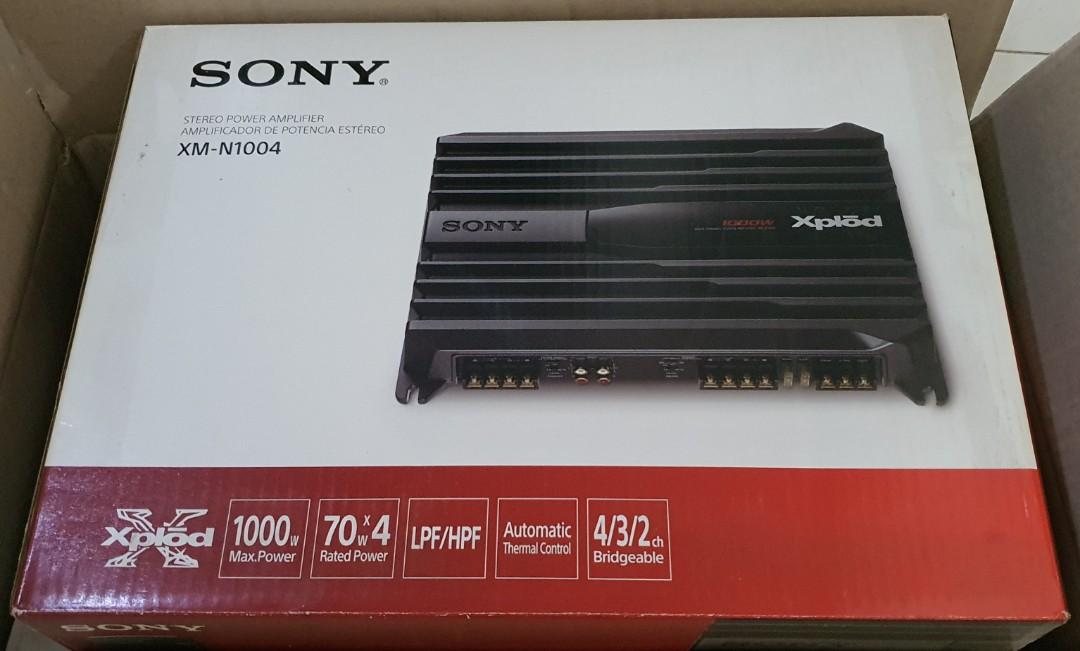 Sony Explod XMN1004, Power Amplifier 4 channel, Elektronik, Audio di