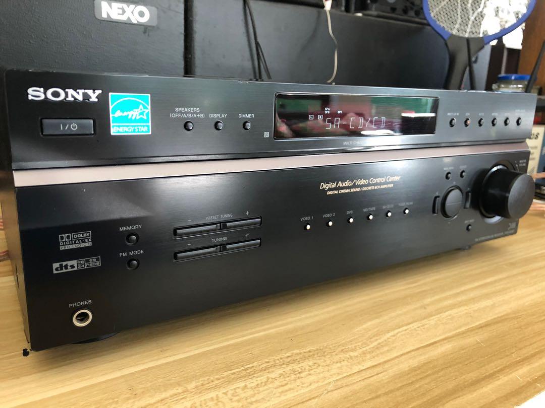 Sony STRDE597 6.1Chan A/V Sur Sound Receiver 600W Amplifier, Audio