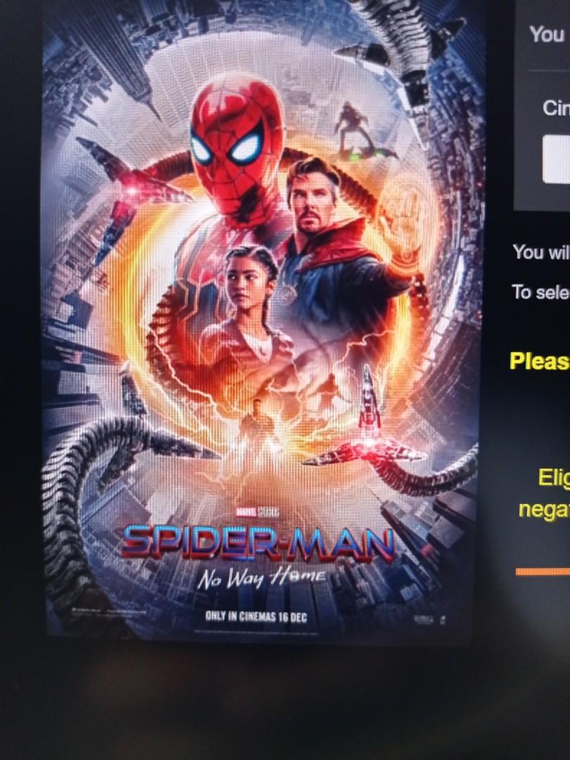 15 Dec Spiderman No Way Home, Tickets & Vouchers, Event Tickets on