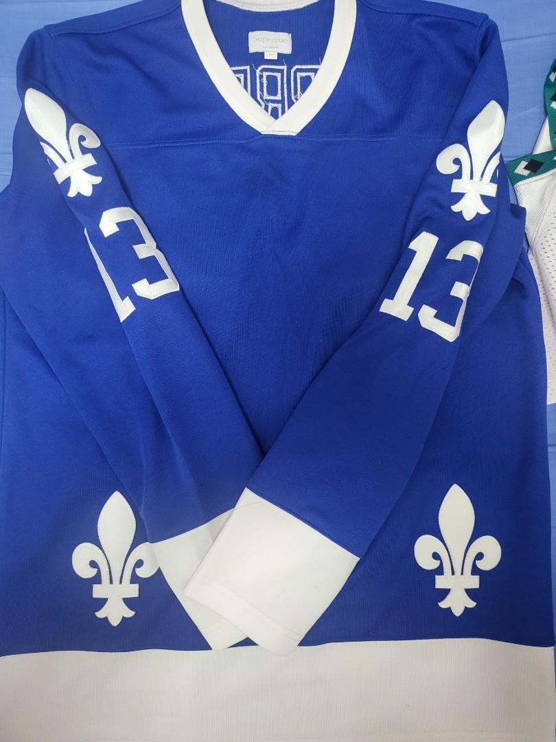 Supreme Fleur De Lis Hockey Jersey, 男裝, 上身及套裝, T shirt
