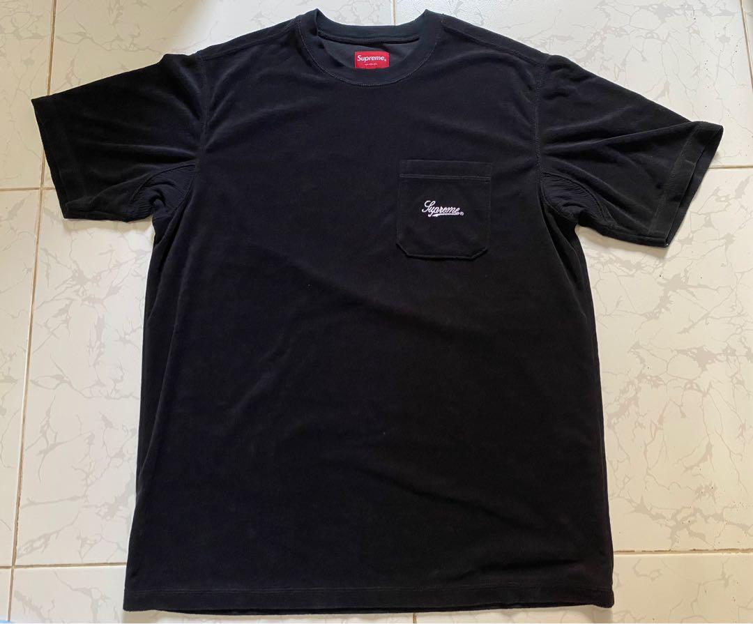 Supreme terry pocket tee sales