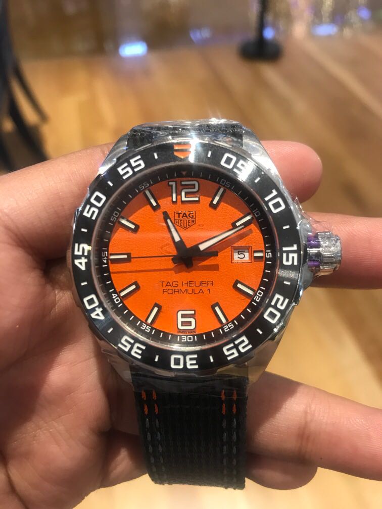 Tag heuer formula 1 clearance orange strap