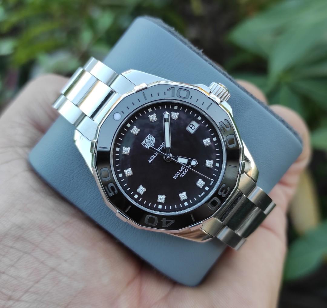 Tag heuer black mother of sale pearl