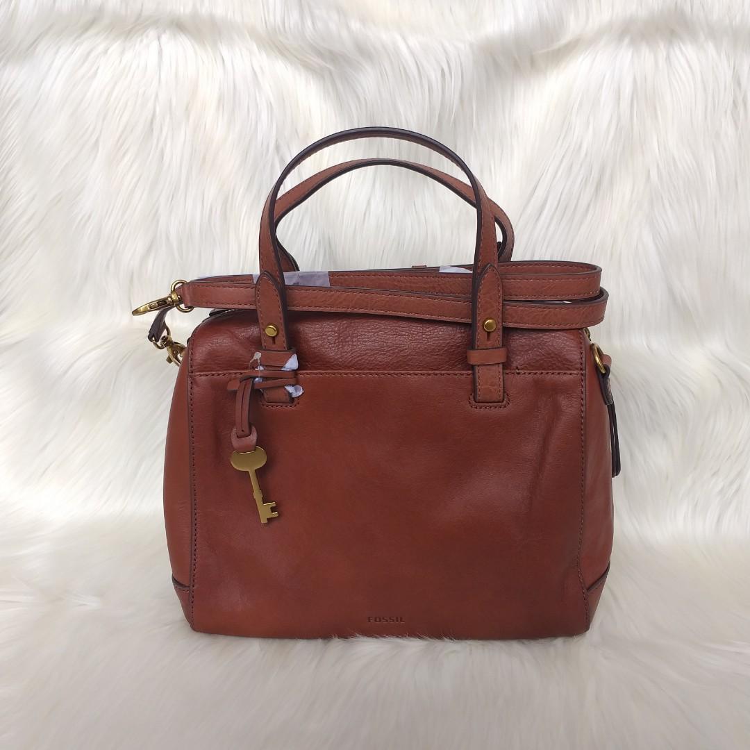 Tas Fossil Zb7256200 Rachel Satchel Vintage Brown Barang Mewah