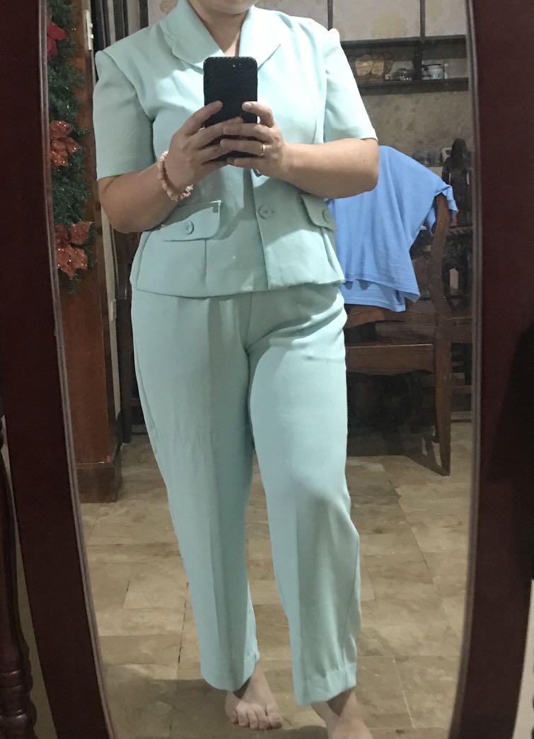 Terno pants and blouse clearance