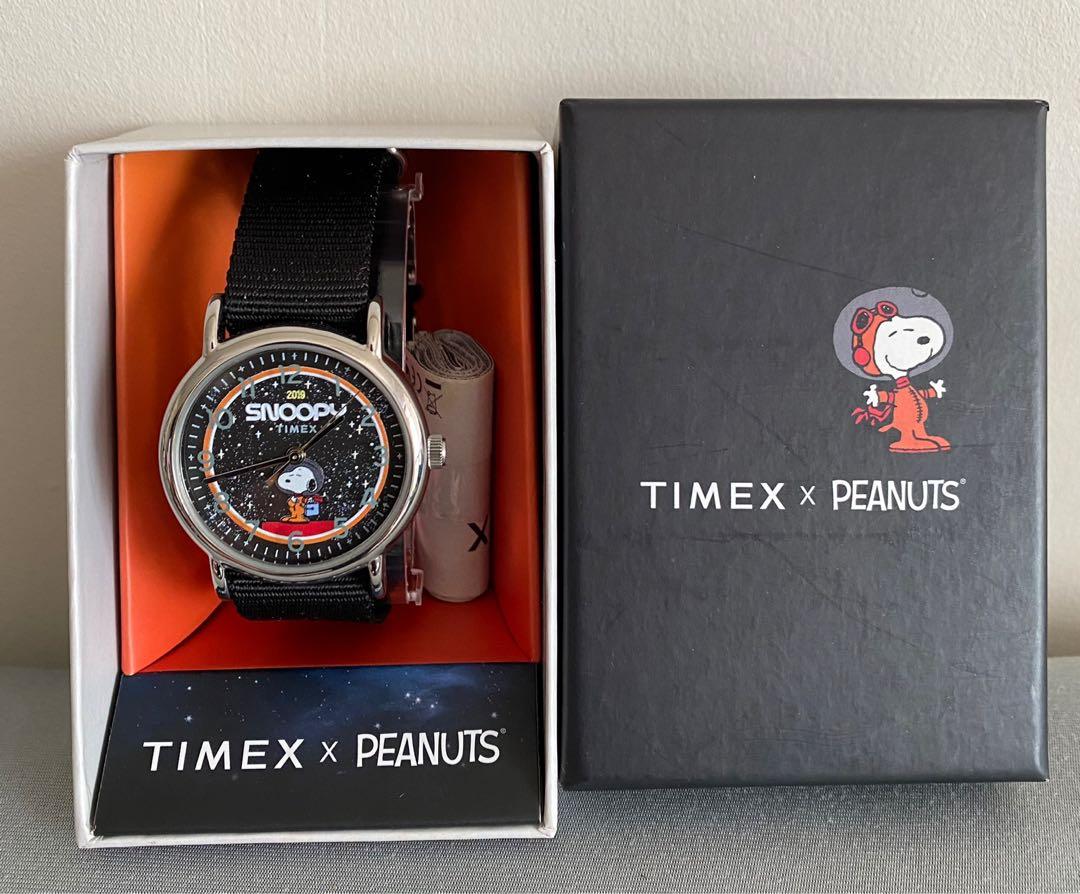 BN Timex X Peanuts Snoopy Astronaut Watch Black Strap 2019 edition