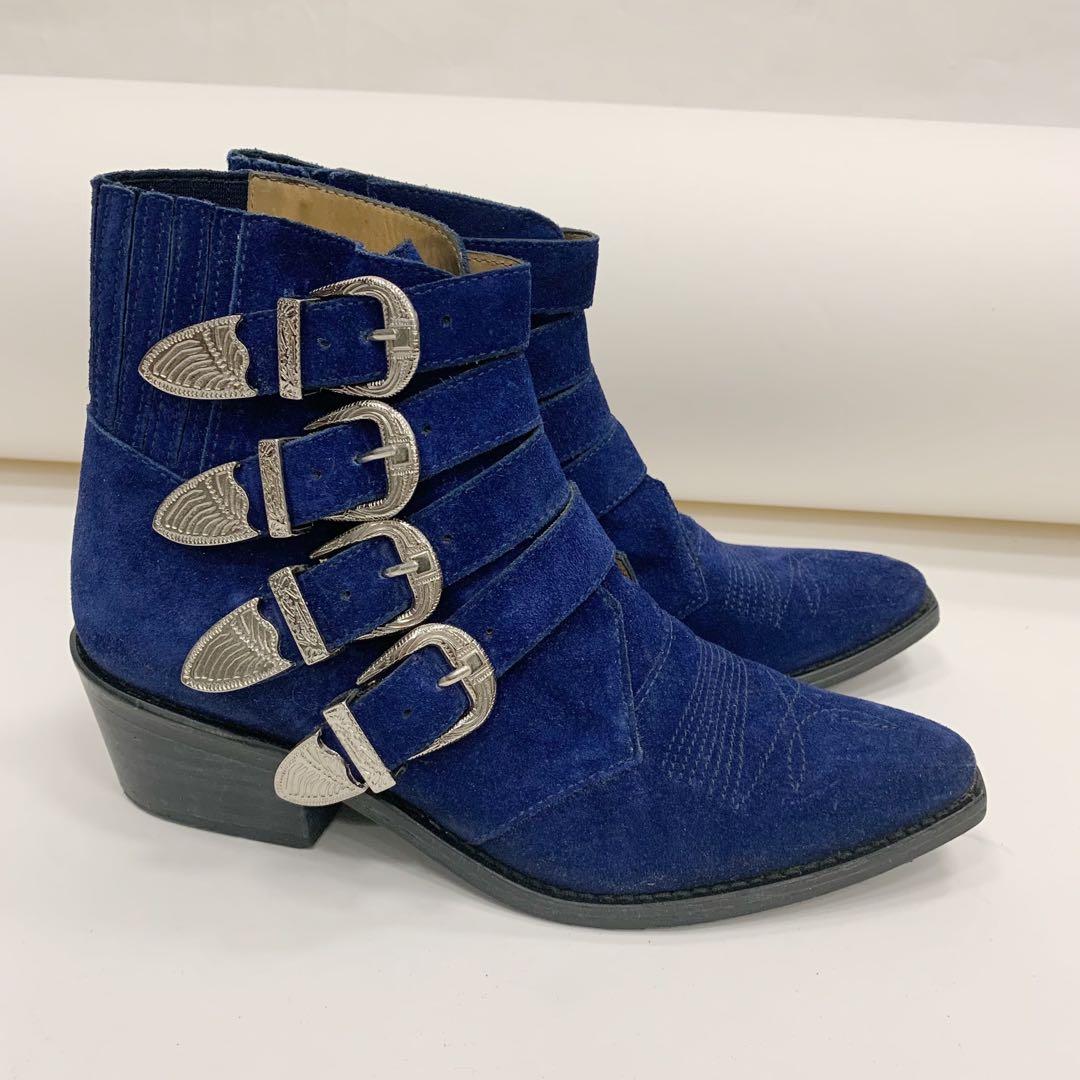 TOGA正品🖤toga pulla boots麖皮靴, 女裝, 鞋, 靴- Carousell
