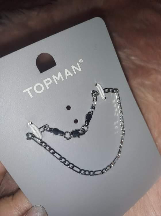 Topman Chain Bracelet Accessory for men Men s Fashion Watches Accessories Jewelry on Carousell