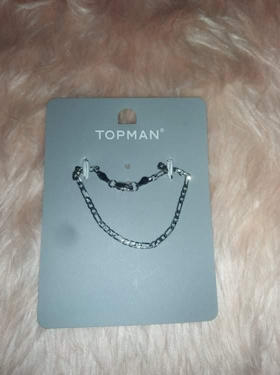 Topman Chain Bracelet Accessory for men Men s Fashion Watches Accessories Jewelry on Carousell