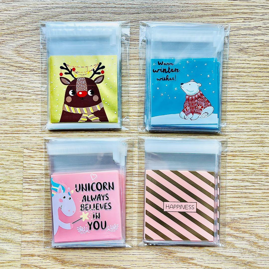 UNICORN Design Self-adhesive Plastic Packaging 40PCS/PACK (Category: Craft Supplies & Tools) located in Mandaluyong City. Submitted by wanderlez (Listing ID 1130361879, Image 2). Description: Item Code: W0076 ✔️OPP plastic material ✔️40pcs per pack ✔️7 x 7cm or 2.75 x 2.75 inches ✔️Food grade plastic and environment friendly Use for cookies, candies, chocolates, souvenirs and more. Perfect for gifts and giveaways! #unicorn #christmas #merrychrist