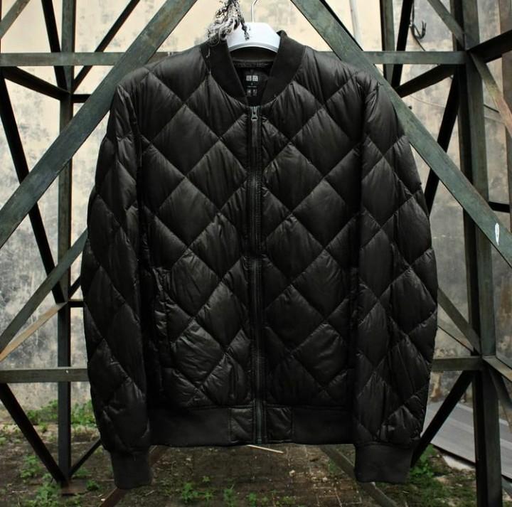 Uniqlo down cheap bomber jacket