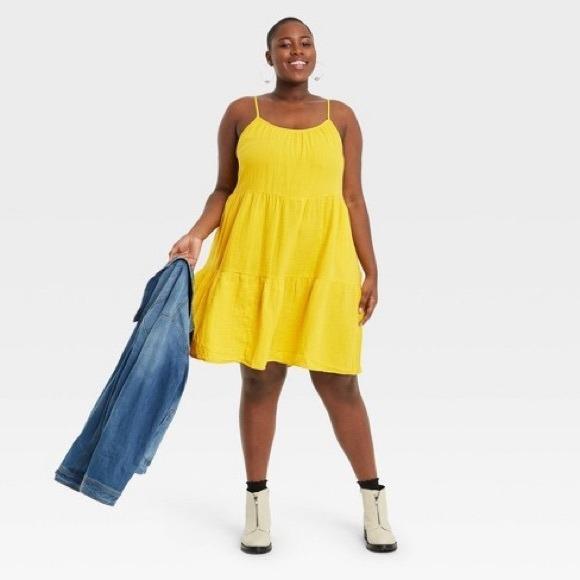 Universal thread sale yellow dress