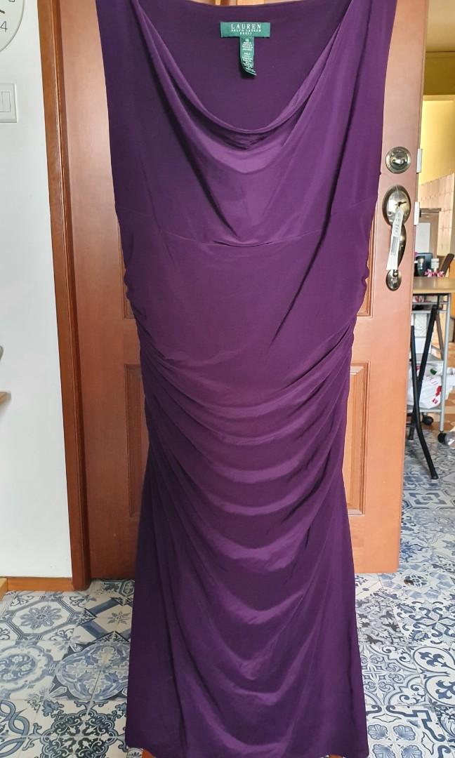 Ralph lauren plum dress clearance