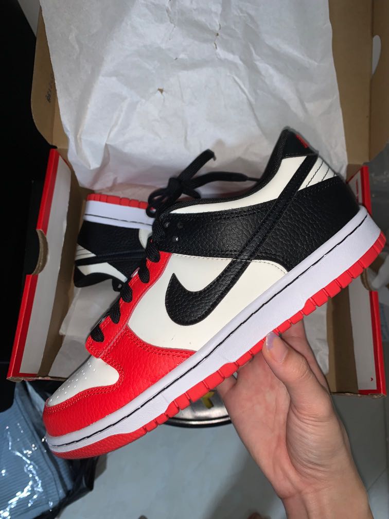 [US 6Y] nike dunk low chicago EMB NBA 75th anniversary, Men's Fashion