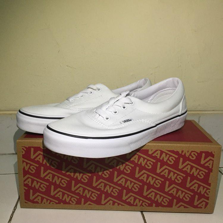 vans pure white