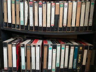Vintage video cassette tape collection tv shows