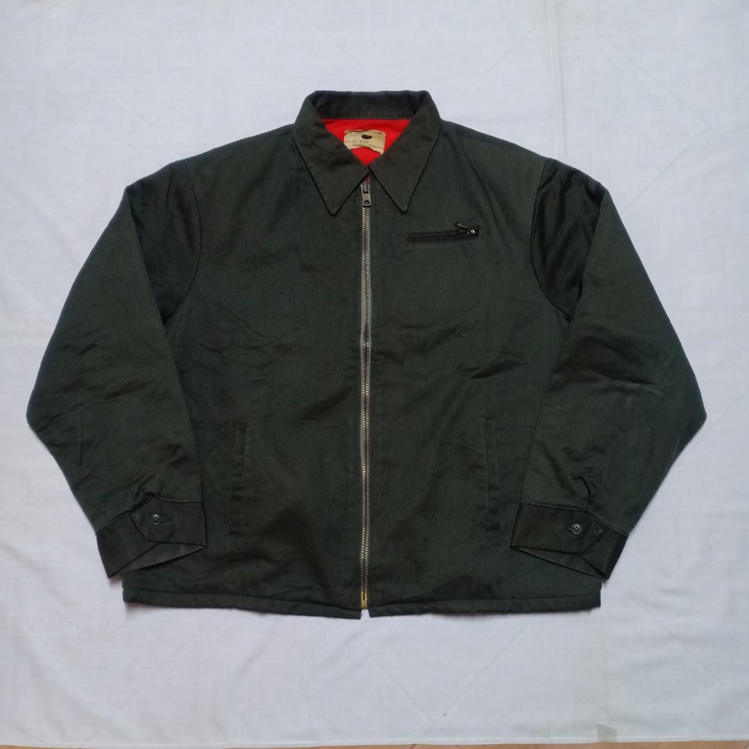 Vtg 70 s JC Penney Big Mac Olive Green Jacket. Talon Zipper. Size 2XL Men s Fashion Coats Jackets and Outerwear on Carousell