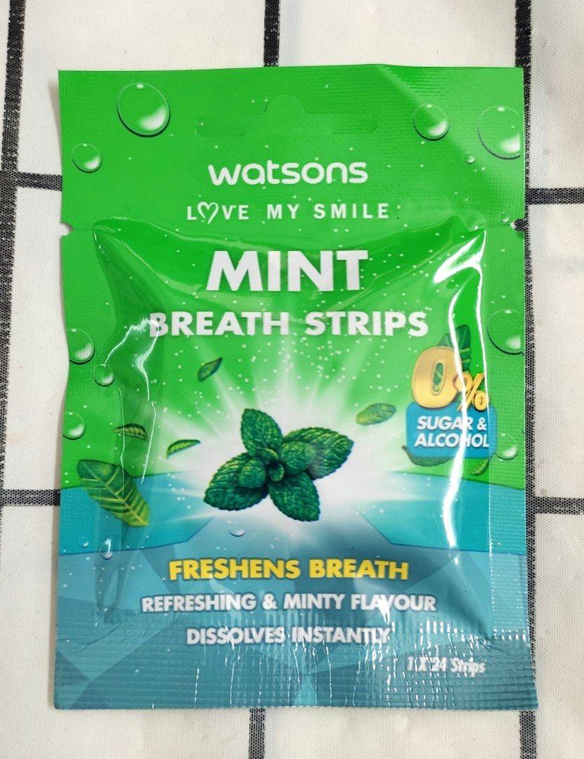 WATSONS Mint Breath Strips, Beauty & Personal Care, Face, Face Care on