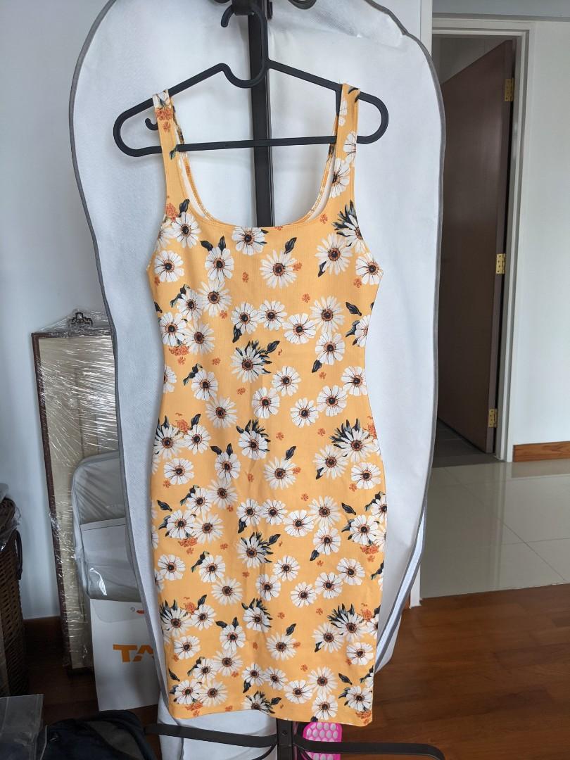 Zara deals sunflower dress