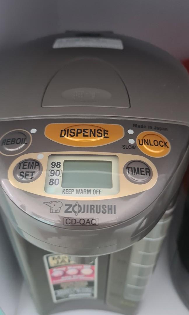 Zojirushi Japan water boiling flask 4L, TV & Home Appliances, Kitchen