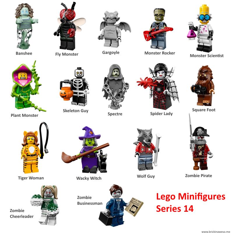 LEGO 71010 MINIFIGURES SERIES 14 ZOMBIE PIRATE #2 opened packet