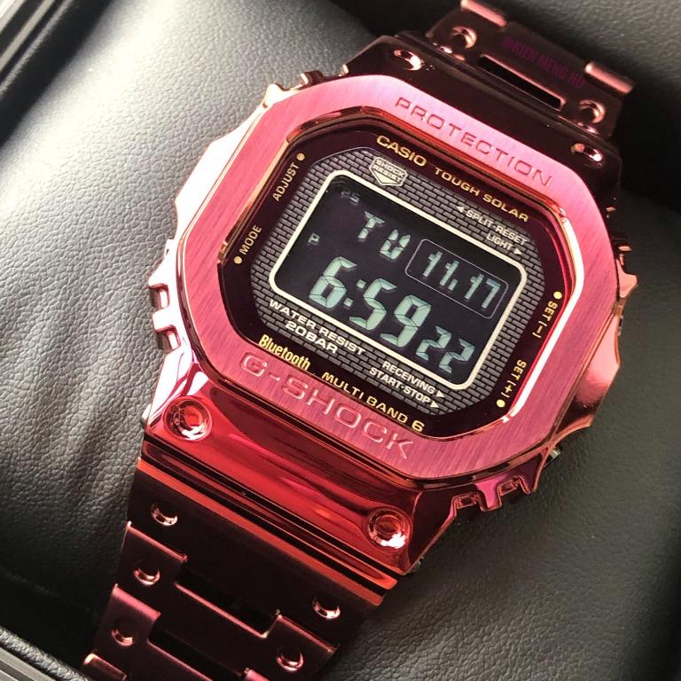 電子消費券佐敦門市現貨100% 全新Casio G-Shock GMW-B5000RD-4 GMW
