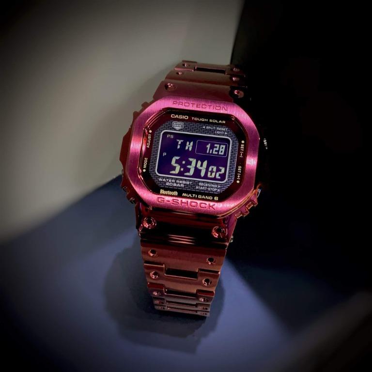 電子消費券佐敦門市現貨100% 全新Casio G-Shock GMW-B5000RD-4 GMW