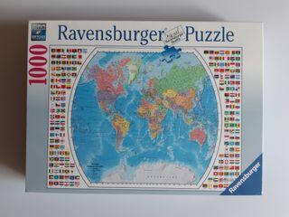 World Political Map 1000 piece jigsaw puzzle 75cm x 50cm 