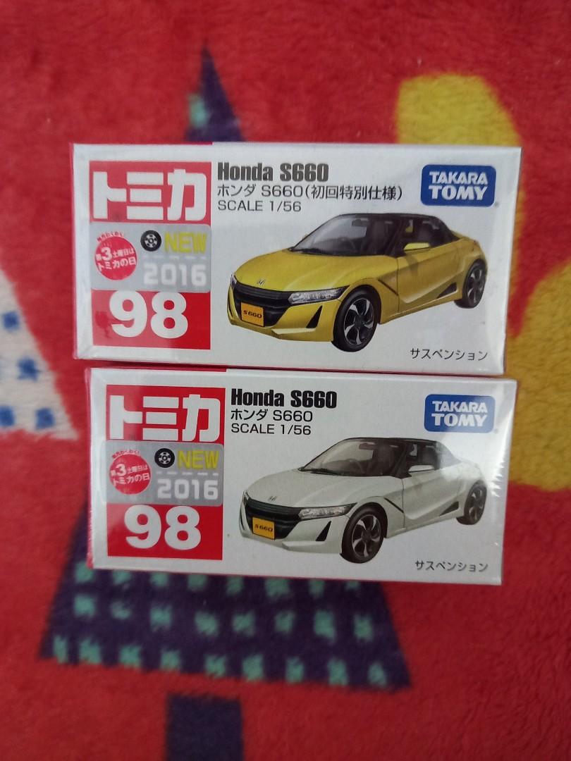 全新tomica 98 Toyota S660 初回 普通一對 興趣及遊戲 玩具 遊戲類 Carousell