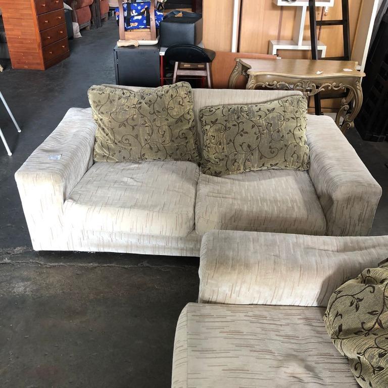 Wide Fabric Sofa 2.5+2 Seater / Sofa Lebar 2+2.5 Tempat Duduk