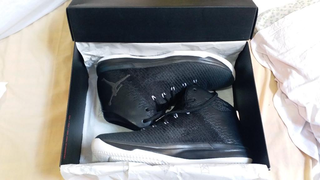 Air Jordan 31 Black Cat Size 9 5 Men S Fashion Footwear Sneakers On Carousell