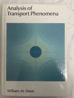Analysis of transport phenomena