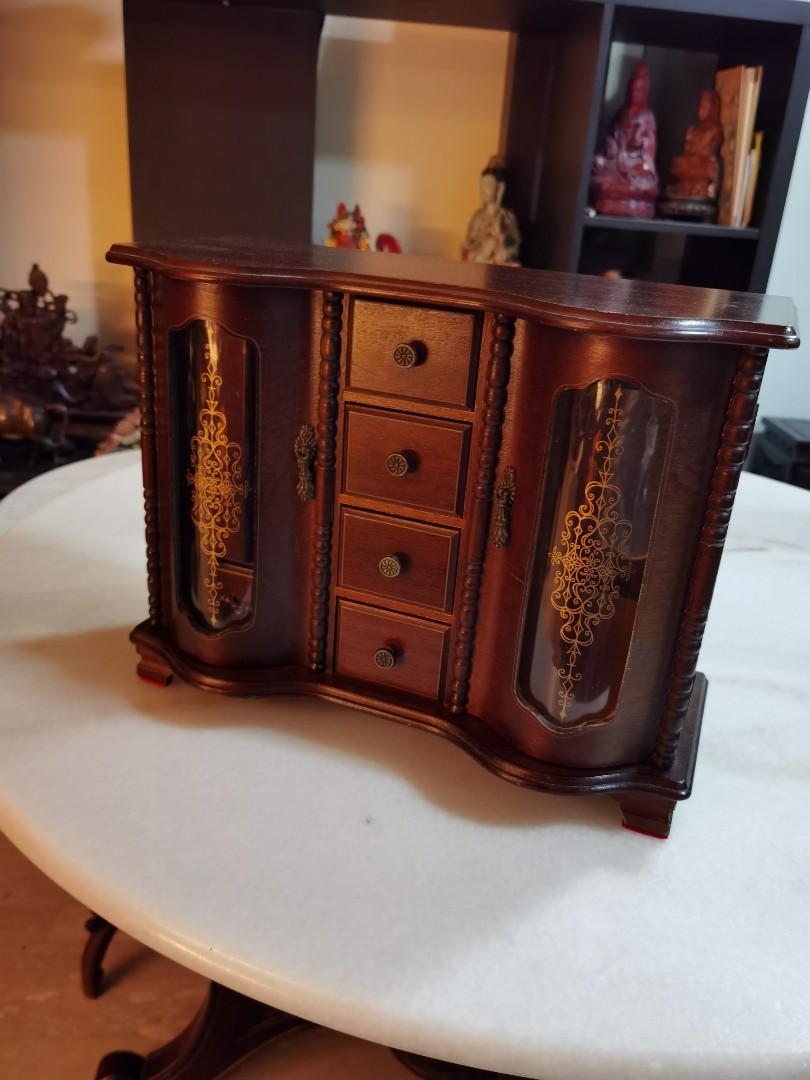 Chinese wooden jewelry on sale box