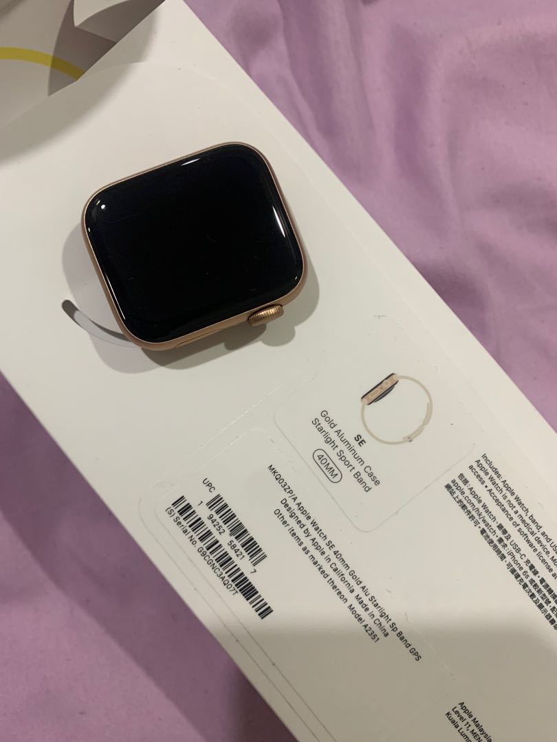 apple watch se 40mm rose gold