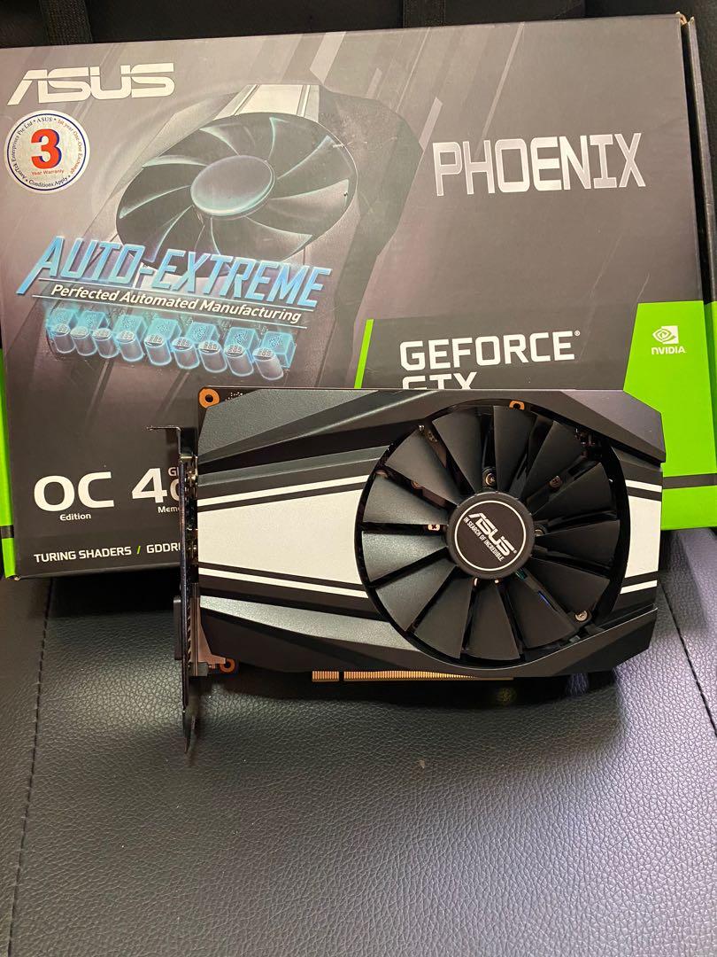 asus geforce gtx 1650 4gb phoenix oc video card