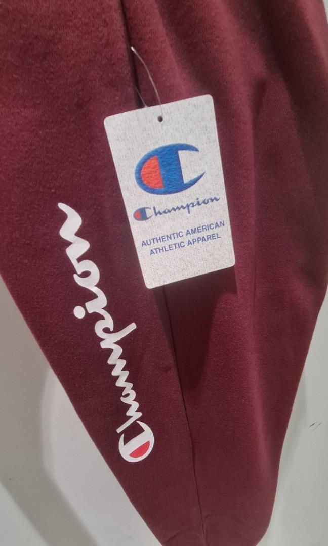 Maroon sales champion joggers