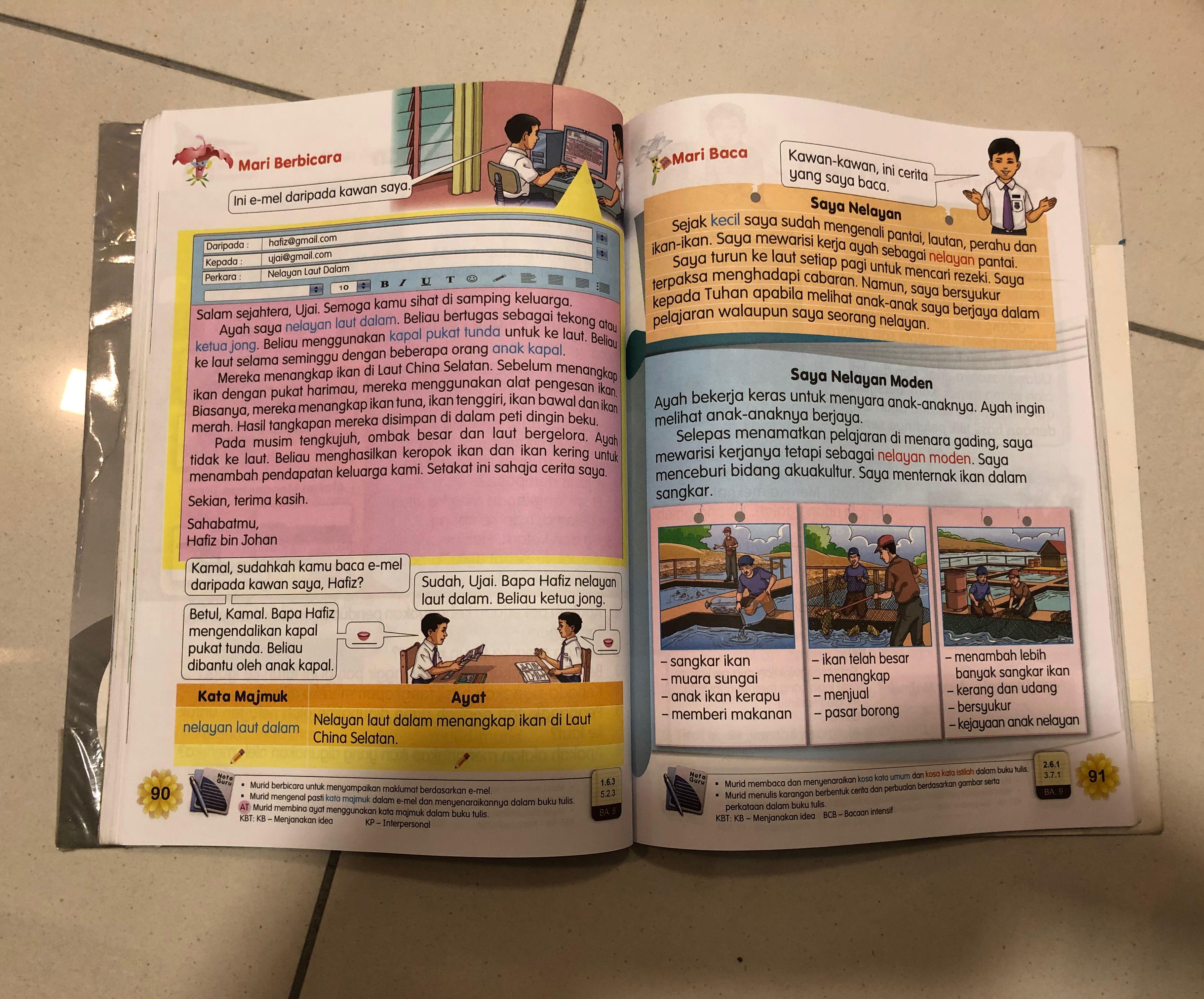 Bahasa Malaysia Buku Teks Tahun 3 Hobbies Toys Books Magazines
